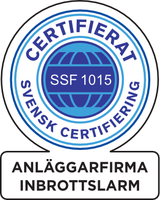 Certifierad anläggarfirma inbrottslarm